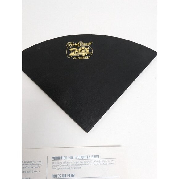 Hasbro 2002 Trivial Pursuit 20th Anniversary Game Board Replacement Instructions - Picture 4 of 8